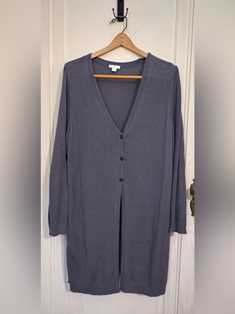 J. Jill Long Knit Cardigan in Slate
